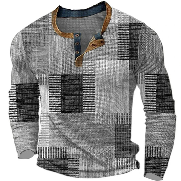 Men's Colorful Long Sleeve Shirt Side