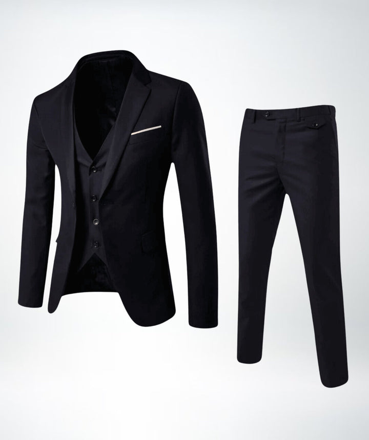 Men's Formal 3-Piece Suit | Slim Fit Single Button Jacket Lifestyle