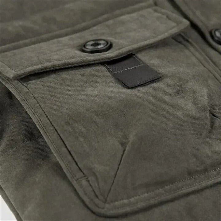 Men's Fur Hooded Winter Parka | Relaxed Fit Layering Coat Full