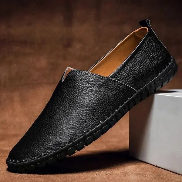 Men's Hand-Stitched Loafers | Slip On Oxford Smart Fit Side