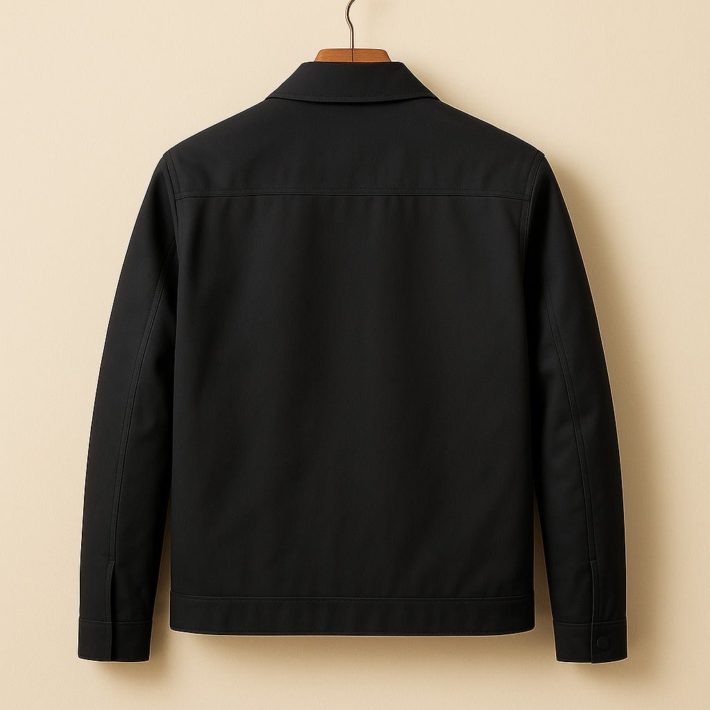 Men's Harrington Lined Jacket | Slim Fit Gingham Contrast Side