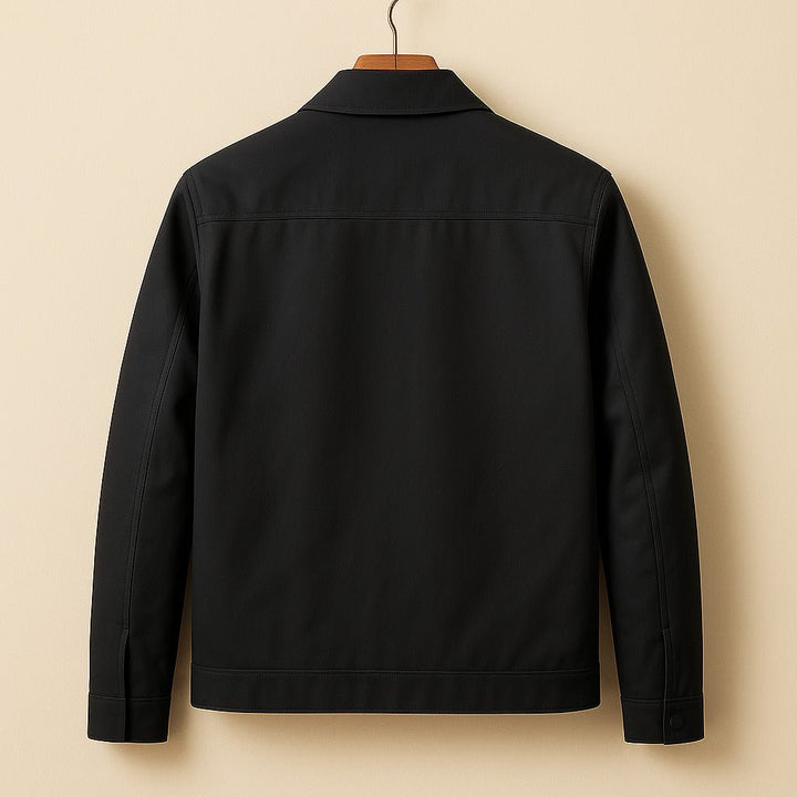 Men's Harrington Lined Jacket | Slim Fit Gingham Contrast Side