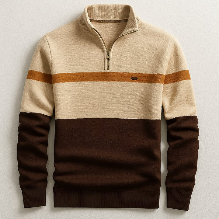 Men's Heritage Quarter Zip Cotton Pullover Back