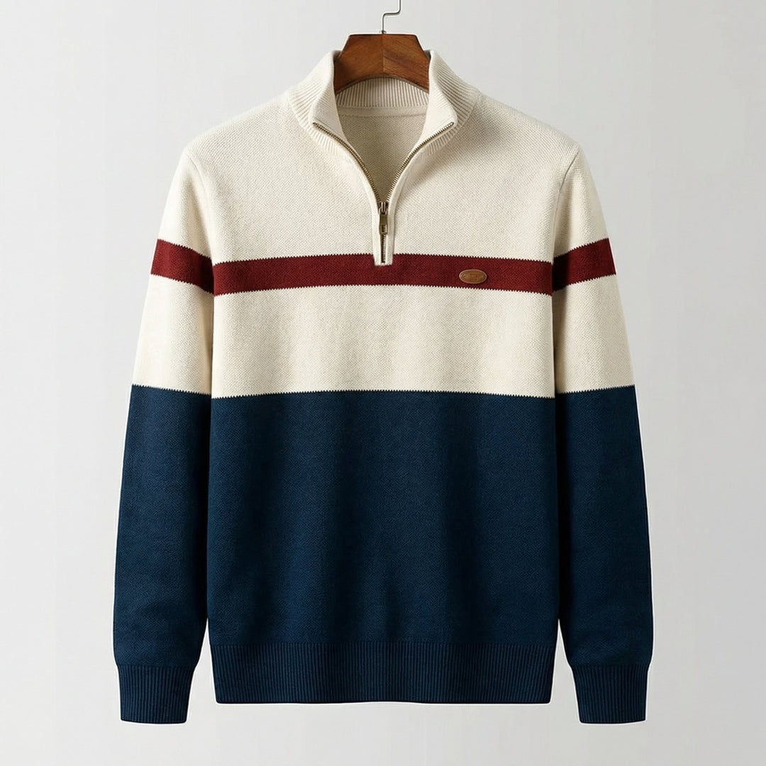 Men's Heritage Quarter Zip Cotton Pullover Hero