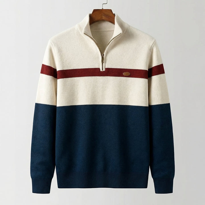 Men's Heritage Quarter Zip Cotton Pullover Hero