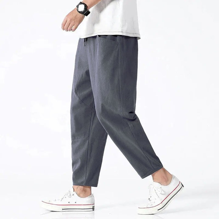 Men's Kyoto Cropped Tapered Pants | Relaxed Fit Oxford Hero