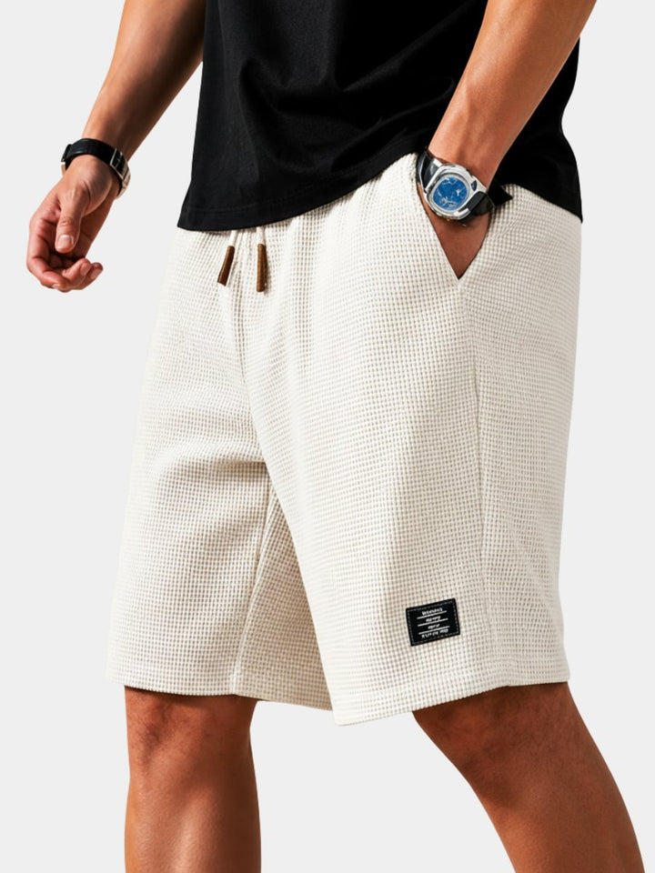 Men's Lightweight Summer Shorts | Waffle Knit Relaxed Fit Hero