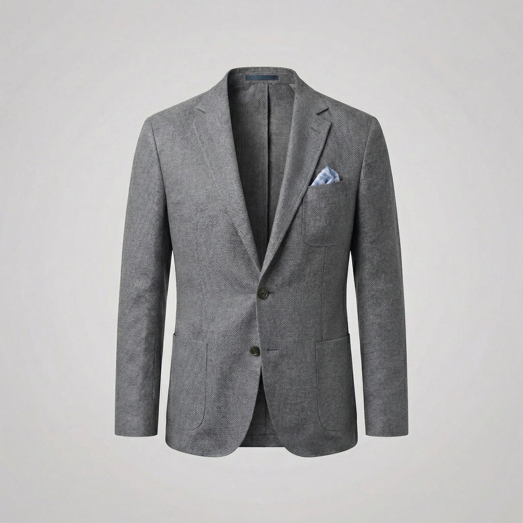 Men's Linen Blazer Jacket | Smart Casual Lightweight Fit View 11