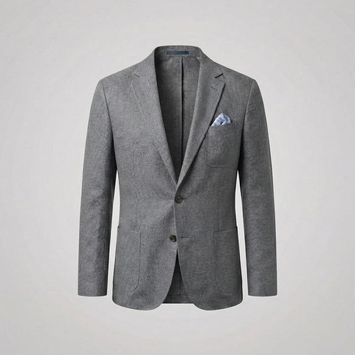 Men's Linen Blazer Jacket | Smart Casual Lightweight Fit View 11