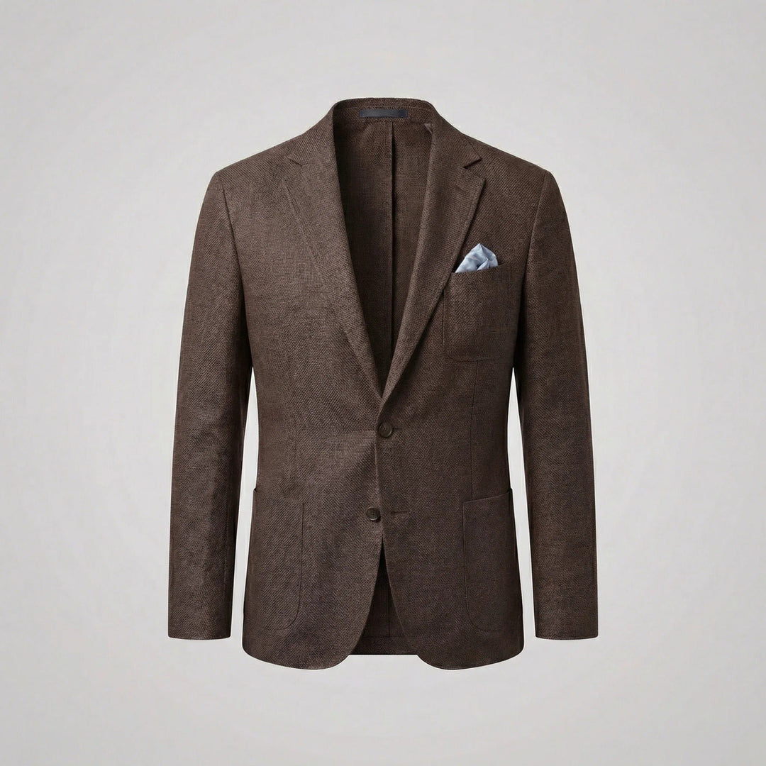 Men's Linen Blazer Jacket | Smart Casual Lightweight Fit View 12