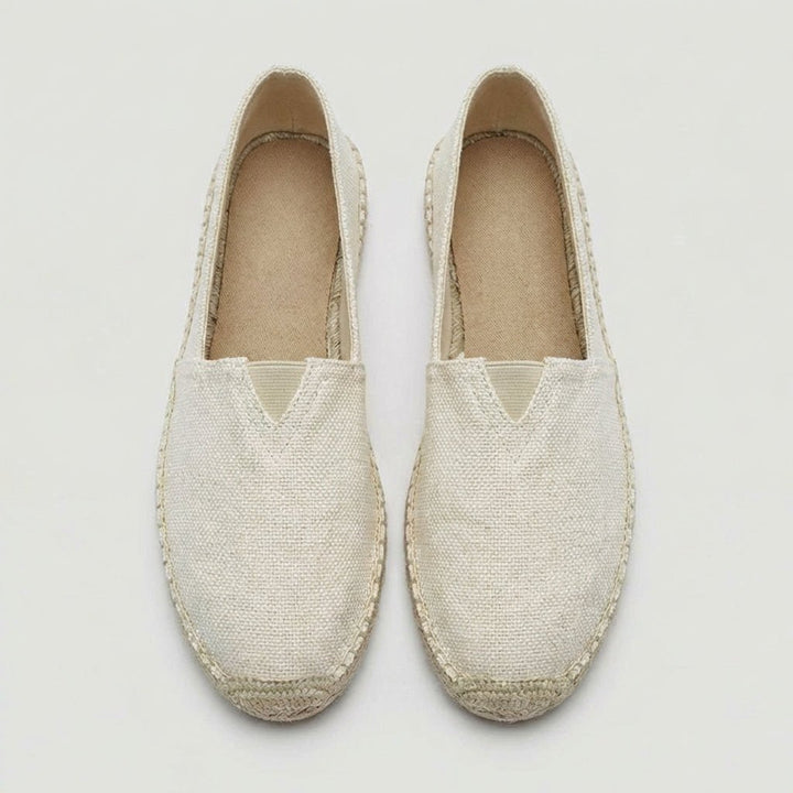 Men's Linen Espadrilles | Slip On with Braided Rope Sole Alternate