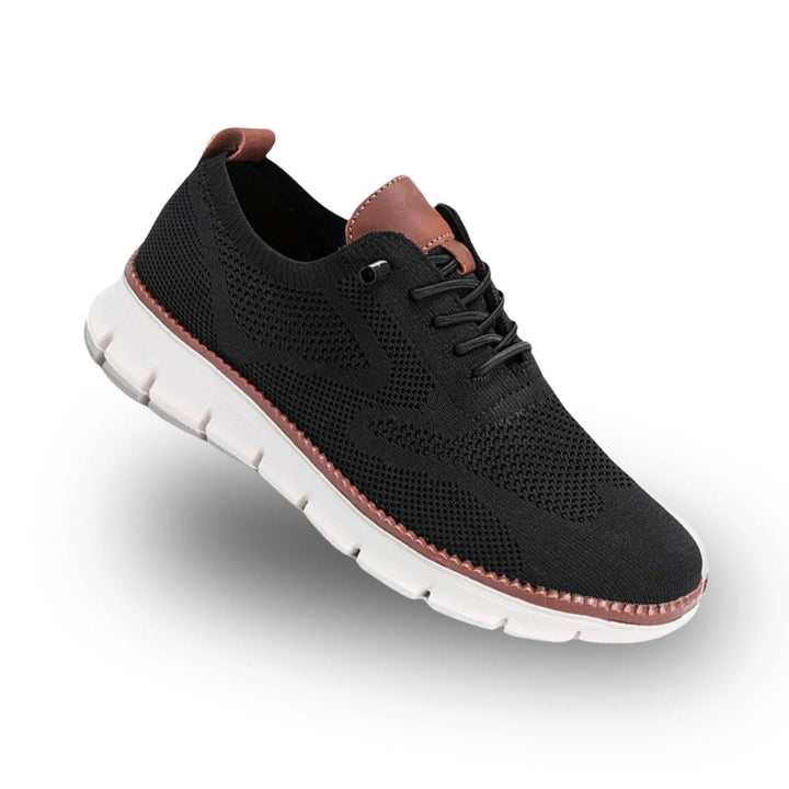 Men's Orthopedic Walking Shoes | Wide Toe Box with Leather Trim View 14