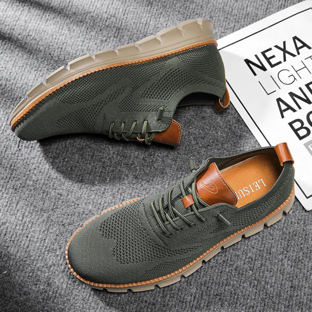 Men's Oxford Knit Sneakers | Ultra-Cushioned Breathable Fit Alternate