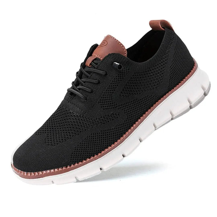 Men's Oxford Knit Sneakers | Ultra-Cushioned Breathable Fit Lifestyle