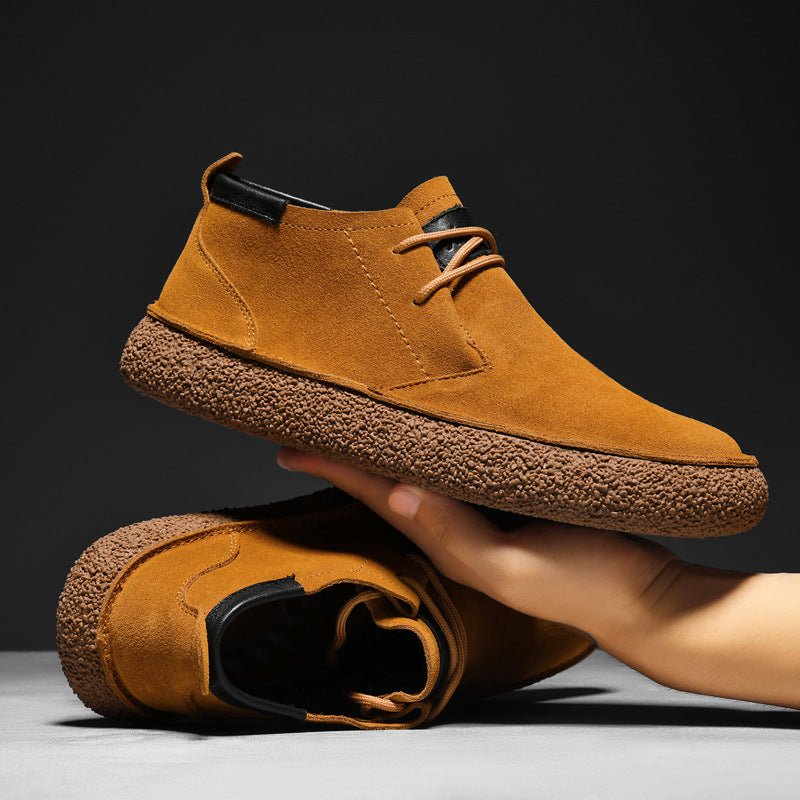Men's Oxford Mid-Top Shoes | Eyelet Tie with Chunky Sole Hero