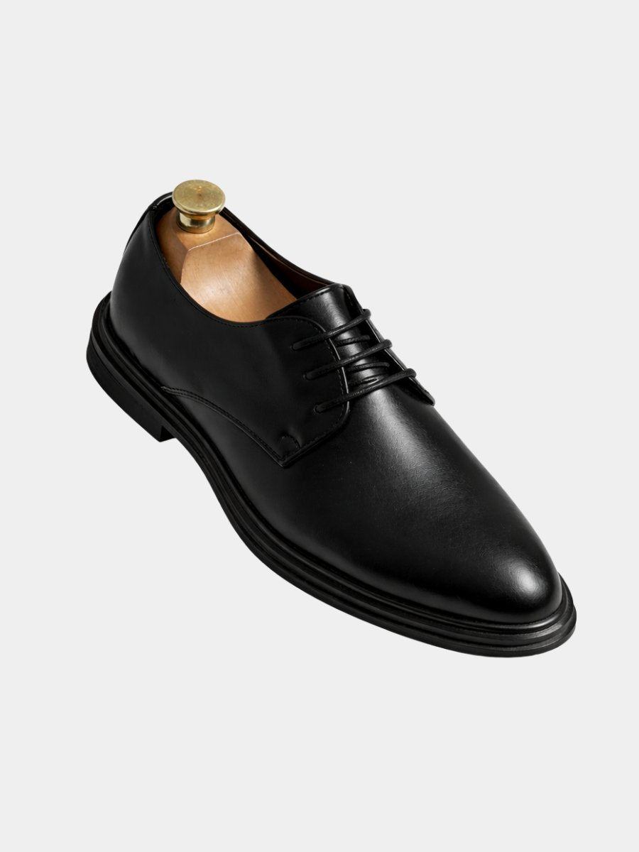 Men's Patent Derby Shoes | Formal Plain Toe Oxford Hero