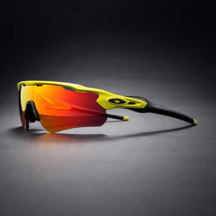 Men's Polarized Sunglasses | Shield Lens Sweat Resistant Angle
