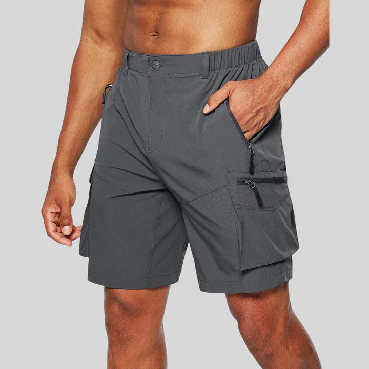 Men's Relaxed Fit Zip Pockets Cargo Shorts Hero