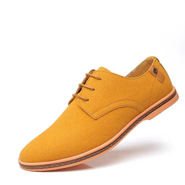 Men's Signature Oxford Shoes | Derby Toe Vegan Suede Fit Back