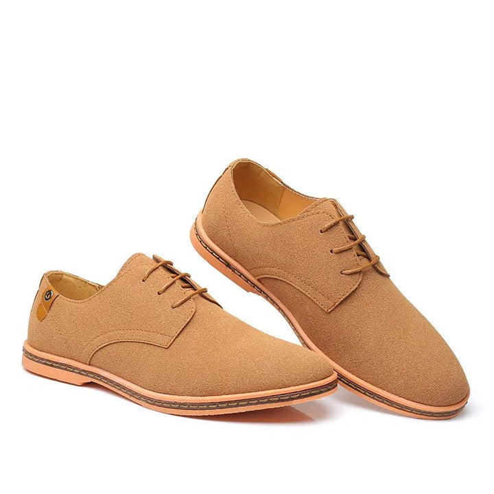 Men's Signature Oxford Shoes | Derby Toe Vegan Suede Fit Front