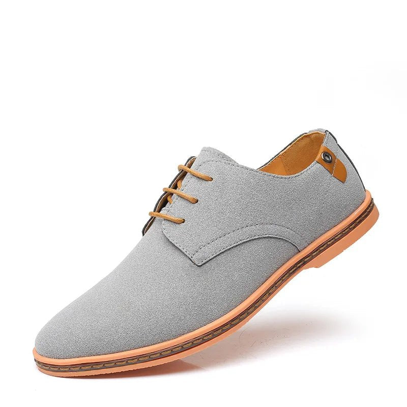 Men's Signature Oxford Shoes | Derby Toe Vegan Suede Fit Lifestyle