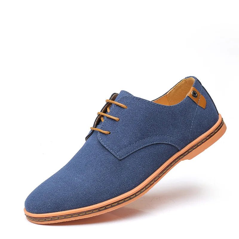 Men's Signature Oxford Shoes | Derby Toe Vegan Suede Fit Side