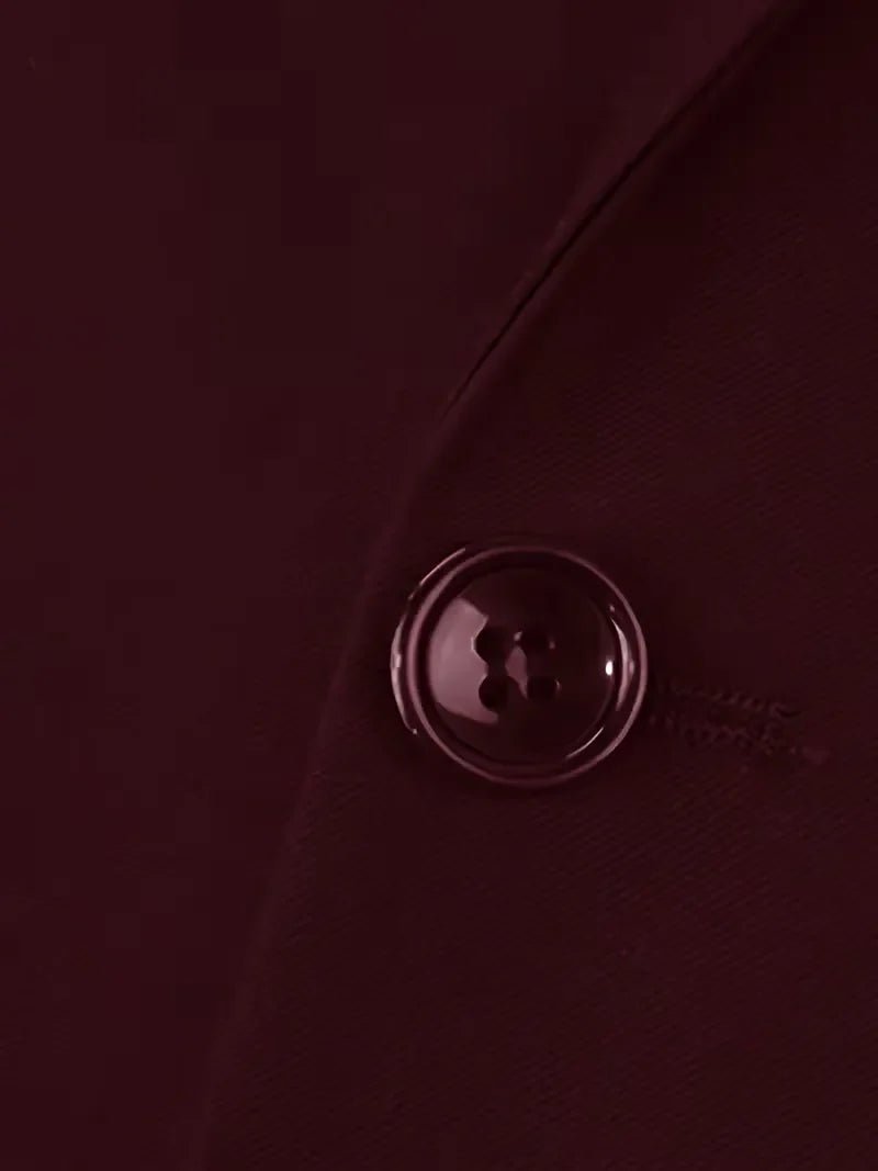 Men's Slim Fit Three-Piece Suit | Double-Breasted Waistcoat Set View 28