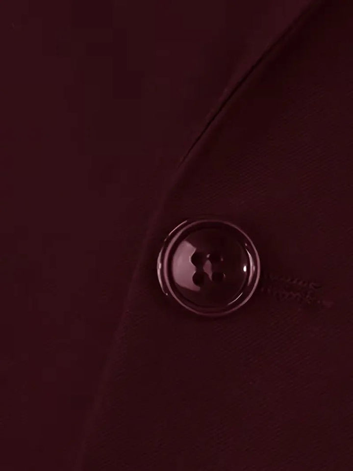 Men's Slim Fit Three-Piece Suit | Double-Breasted Waistcoat Set View 28