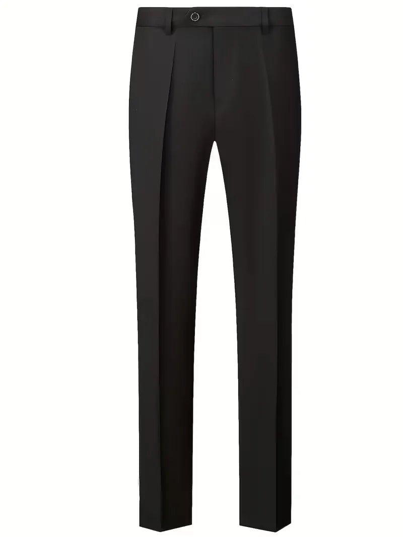 Men's Slim Fit Three-Piece Suit | Notched Lapels Waistcoat Set View 16