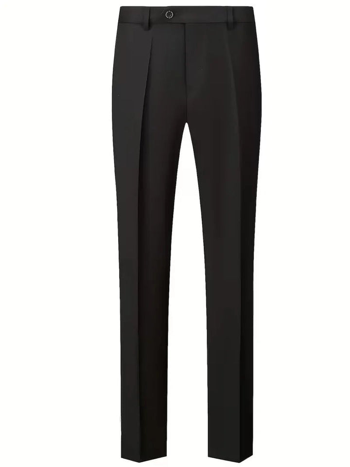 Men's Slim Fit Three-Piece Suit | Notched Lapels Waistcoat Set View 16