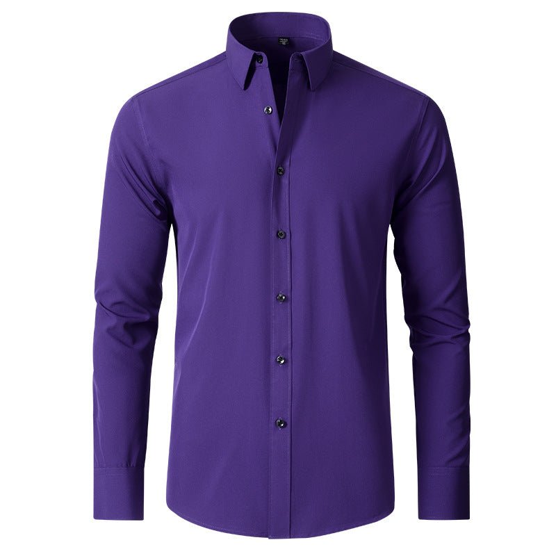 Men's Slim Stretch Shirt | Smart Fit Everyday Wear Angle