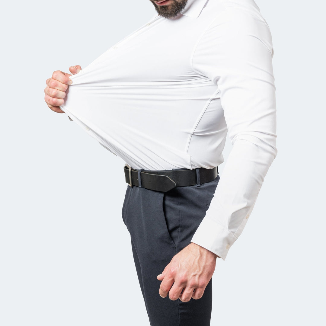 Men's Slim Stretch Shirt | Smart Fit Everyday Wear Front