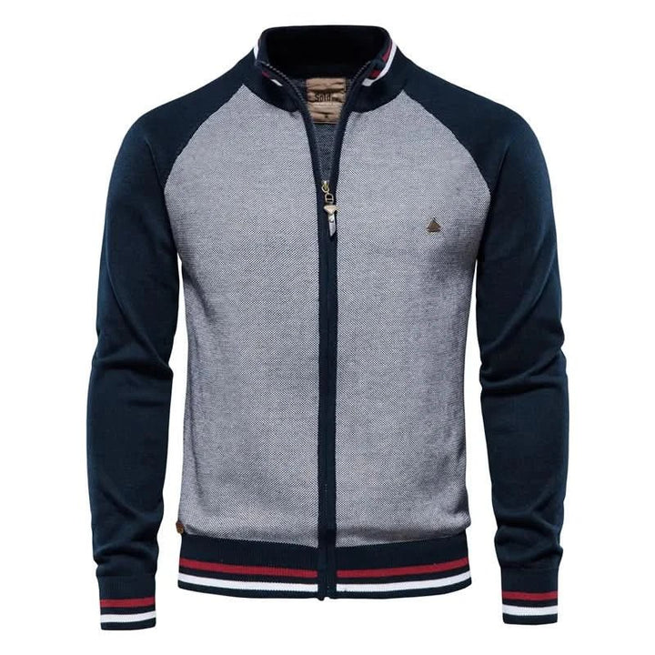 Men's Smart Comfort Cardigan | Slim Fit Raglan Sleeve Detail