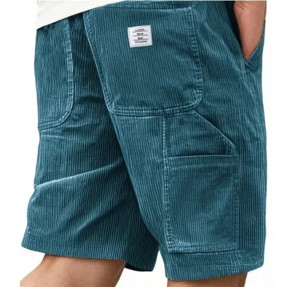 Men's Straight Cut Cargo Corduroy Shorts Lifestyle