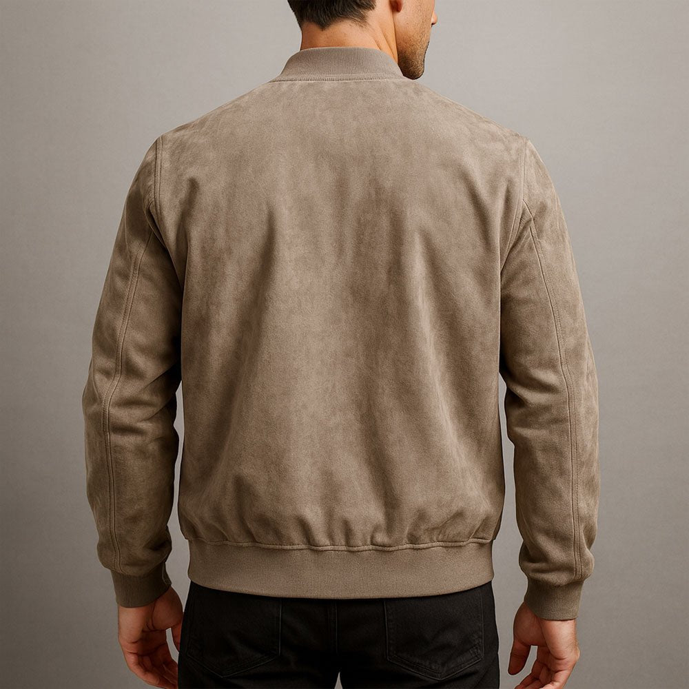 Men's Suede Jacket | Structured Fit with Textured Finish Lifestyle