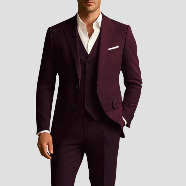 Men's Suit | Three Piece Slim Fit for Wedding Back