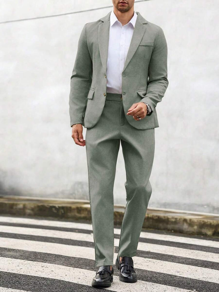 Men's Summer Two Piece Suit | Lightweight Co-ord Set Back