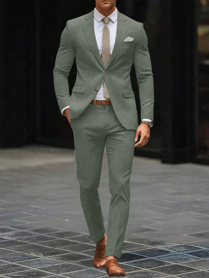 Men's Summer Two Piece Suit | Lightweight Co-ord Set Detail