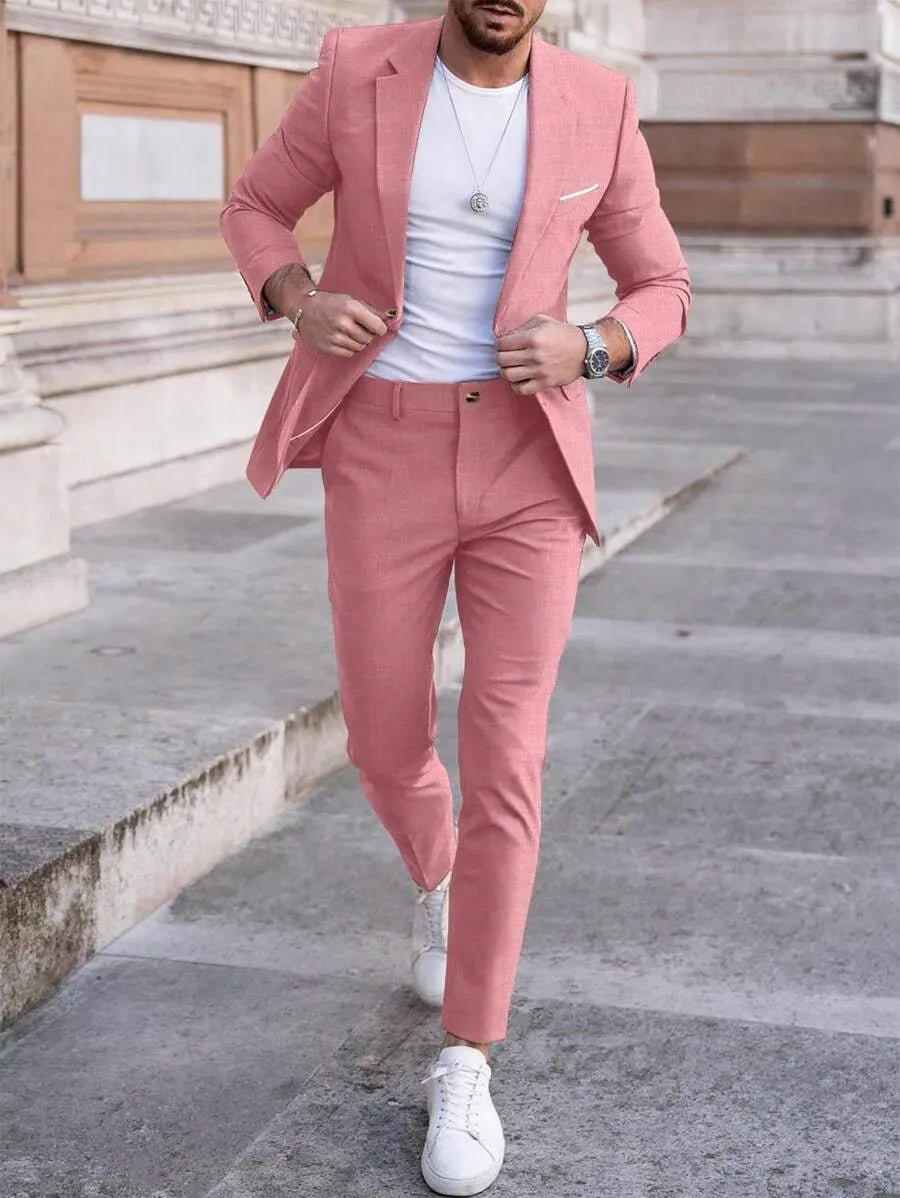 Men's Summer Two Piece Suit | Lightweight Co-ord Set View 13