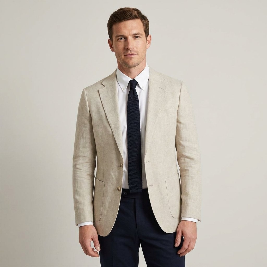 Men's Tailored Everyday Blazer | Lightweight Smart Fit with Patch Pocket Detail