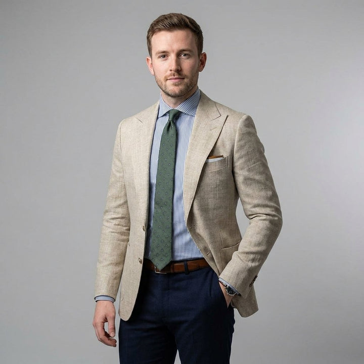 Men's Tailored Everyday Blazer | Lightweight Smart Fit with Patch Pocket Side