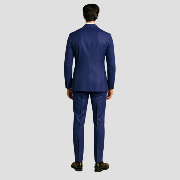 Men's Tuxedo Suit | Three Piece Slim Fit Formal Wedding Detail