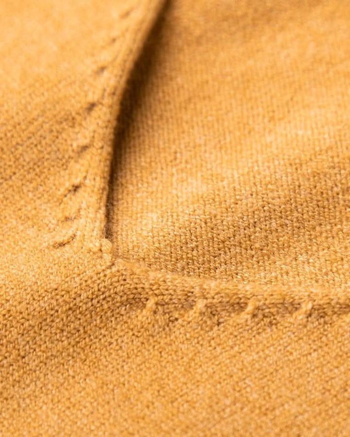 Men's V-Neck Cashmere Jumper | Fine Knit Relaxed Fit Angle