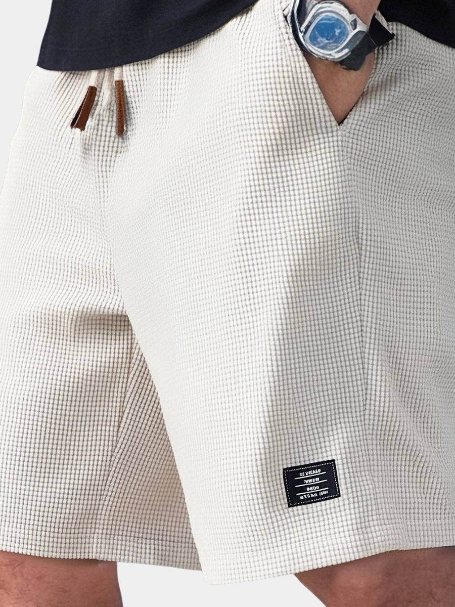 Men's Waffle Knit Relaxed Fit Shorts Hero