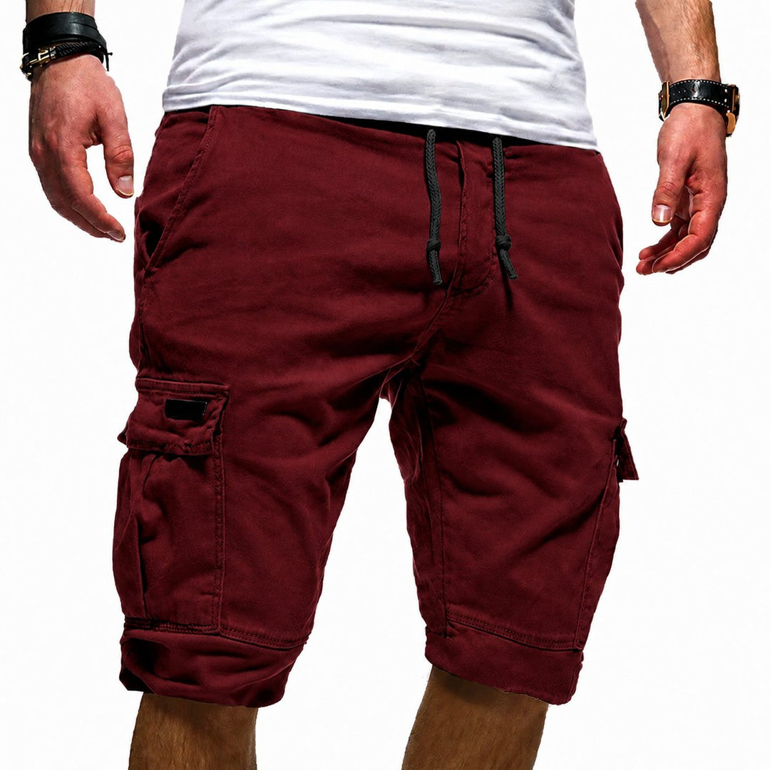 Men's Walking Cargo Summer Shorts with Side Pockets Angle