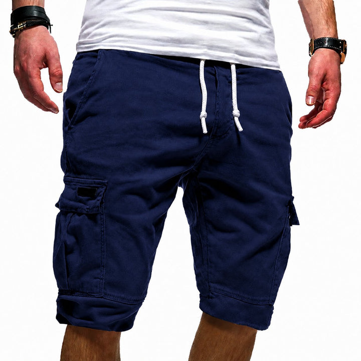 Men's Walking Cargo Summer Shorts with Side Pockets Back