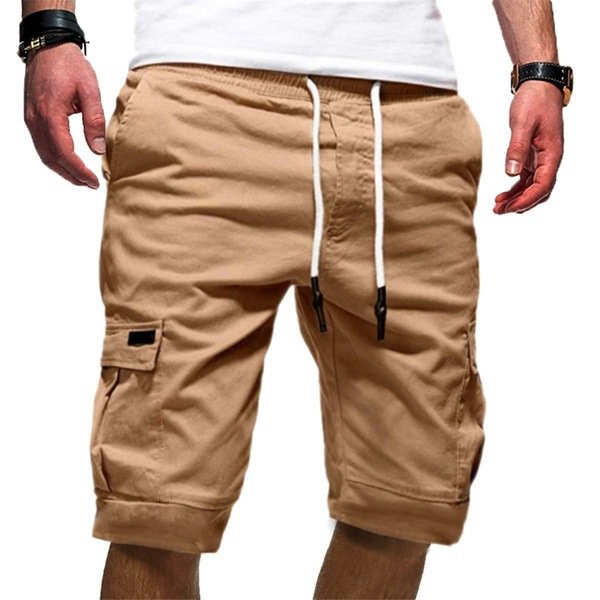 Men's Walking Cargo Summer Shorts with Side Pockets Front