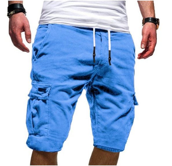 Men's Walking Cargo Summer Shorts with Side Pockets Full