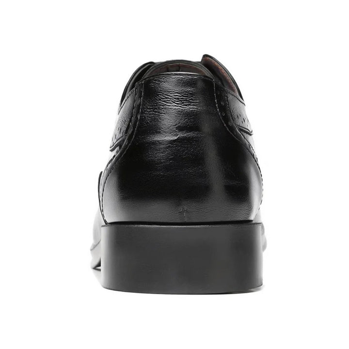 Men's Wingtip Brogue Oxford Shoes | Smart Formal City Fit Angle