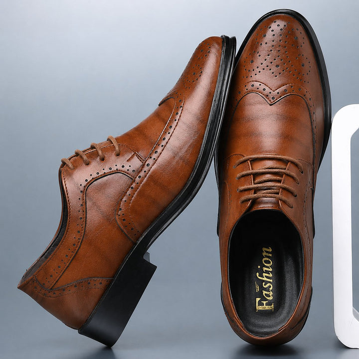 Men's Wingtip Brogue Oxford Shoes | Smart Formal City Fit Hero